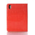 iPad mini 7 (2024) / mini 6 (2021) Crocodile Leather Tablet Case with Holder - Red