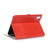 iPad mini 7 (2024) / mini 6 (2021) Crocodile Leather Tablet Case with Holder - Red