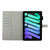 iPad mini 7 (2024) / mini 6 (2021) Cross Texture Painted Smart Leather Tablet Case - Chrysanthemum