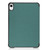 iPad mini 7 (2024) / mini 6 (2021) Custer Texture 3-Fold Holder Smart Leather Tablet Case - Dark Green