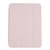 iPad mini 7 (2024) / mini 6 (2021) Deformation Transparent Acrylic Horizontal Flip PU Leather Tablet Case with Multi-folding Holder & Sleep / Wake-up Function & Pen Slot - Pink