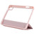 iPad mini 7 (2024) / mini 6 (2021) Deformation Transparent Acrylic Horizontal Flip PU Leather Tablet Case with Multi-folding Holder & Sleep / Wake-up Function & Pen Slot - Pink