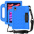 iPad mini 7 (2024) / mini 6 (2021) Diamond Series EVA Anti-Fall Shockproof Sleeve Protective Shell Tablet Case with Holder & Strap - Blue