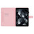 iPad mini 7 (2024) / mini 6 (2021) Dot Pattern Leather Smart Tablet Case - White Green Dot