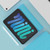 iPad mini 7 (2024) / mini 6 (2021) Double-sided Matte Deformation TPU Tablet Leather Case with Holder & Sleep / Wake-up Function - Sky Blue