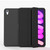 iPad mini 7 (2024) / mini 6 (2021) Double-sided Matte TPU Tablet Leather Case with 3-folding Holder & Sleep / Wake-up Function - Black