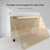iPad mini 7 (2024) / mini 6 (2021) Double-sided Matte Translucent PC Tablet Leather Case with 3-folding Holder & Sleep / Wake-up Function - Light Blue