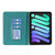 iPad mini 7 (2024) / mini 6 (2021) Elegant Rhombic Texture Horizontal Flip Leather Tablet Case - Green