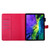 iPad mini 7 (2024) / mini 6 (2021) Embossed Butterfly Pattern Smart Leather Tablet Case - Rose Red