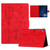 iPad mini 7 (2024) / mini 6 (2021) Embossed Couple Cat Smart Tablet Leather Case - Red