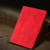 iPad mini 7 (2024) / mini 6 (2021) Embossed Couple Cat Smart Tablet Leather Case - Red