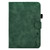 iPad mini 7 (2024) / mini 6 (2021) Embossed Smile Flip Tablet Leather Smart Case - Green