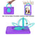 iPad mini 7 (2024) / mini 6 (2021) EVA + PC Shockproof Tablet Case with Waterproof Frame - Purple
