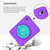 iPad mini 7 (2024) / mini 6 (2021) EVA + PC Shockproof Tablet Case with Waterproof Frame - Purple