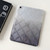 iPad mini 7 (2024) / mini 6 (2021) Gradient Diamond Plaid TPU Tablet Case - Gradient Black