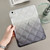 iPad mini 7 (2024) / mini 6 (2021) Gradient Diamond Plaid TPU Tablet Case - Gradient Black