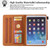 iPad mini 7 (2024) / mini 6 (2021) Hardware Buckle Smart Leather Tablet Case - Brown