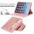 iPad mini 7 (2024) / mini 6 (2021) Hardware Buckle Smart Leather Tablet Case - Glitter Rose Gold