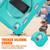 iPad mini 7 (2024) / mini 6 (2021) Heavy Duty Hybrid Tablet Case with Hand Grip & Strap - Light Blue