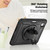 iPad mini 7 (2024) / mini 6 (2021) Honeycomb Hand Grip Turntable Stand Tablet Case - Black