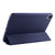 iPad mini 7 (2024) / mini 6 (2021) Honeycomb TPU Leather Tablet Case with 3-Folding Holder - Dark Blue