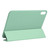 iPad mini 7 (2024) / mini 6 (2021) Horizontal Flip Ultra-thin Double-sided Clip Non-buckle Magnetic PU Tablet Case With Three-folding Holder & Sleep / Wake-up Function - Mint Green