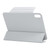 iPad mini 7 (2024) / mini 6 (2021) Horizontal Flip Ultra-thin Fixed Buckle Magnetic PU Tablet Case With Three-folding Holder & Sleep / Wake-up Function - Grey