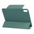 iPad mini 7 (2024) / mini 6 (2021) Horizontal Flip Ultra-thin Fixed Buckle Magnetic PU Tablet Case With Three-folding Holder & Sleep / Wake-up Function - Pine Needle Green