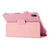 iPad mini 7 (2024) / mini 6 (2021) Litchi Texture Horizontal Flip PU Leather Tablet Case with Holder - Pink