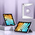 iPad mini 7 (2024) / mini 6 (2021) Magnetic Split Leather Smart Tablet Case with Pen Slot - Purple