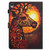 iPad mini 7 (2024) / mini 6 (2021) Painted Pattern Stitching Smart Leather Tablet Case - Flower Deer