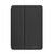 iPad mini 7 (2024) / mini 6 (2021) Pure Color Dual-Folding Smart Leather Tablet Case - Black