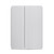 iPad mini 7 (2024) / mini 6 (2021) Pure Color Dual-Folding Smart Leather Tablet Case - Grey