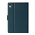 iPad mini 7 (2024) / mini 6 (2021) Pure Color Horizontal Flip Leather Tablet Case with Card Slots & Holder & Sleep / Wake-up Function - Dark Green