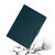 iPad mini 7 (2024) / mini 6 (2021) Pure Color Horizontal Flip Leather Tablet Case with Card Slots & Holder & Sleep / Wake-up Function - Dark Green