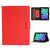 iPad mini 7 (2024) / mini 6 (2021) Pure Color Horizontal Flip Leather Tablet Case with Card Slots & Holder & Sleep / Wake-up Function - Red