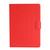 iPad mini 7 (2024) / mini 6 (2021) Pure Color Horizontal Flip Leather Tablet Case with Card Slots & Holder & Sleep / Wake-up Function - Red