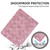 iPad mini 7 (2024) / mini 6 (2021) Rhombus Embossed Leather Smart Tablet Case - Pink