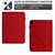 iPad mini 7 (2024) / mini 6 (2021) Rhombus TPU Smart Leather Tablet Case - Red