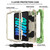 iPad mini 7 (2024) / mini 6 (2021) Shockproof PC + Silicone Combination Tablet Case with Holder & Hand Strap & Shoulder Strap - Matcha Green