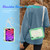 iPad mini 7 (2024) / mini 6 (2021) Shockproof Silicone + PC Protective Tablet Case with Holder & Shoulder Strap & Pen Slot - Beige + Light Green