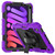 iPad mini 7 (2024) / mini 6 (2021) Shockproof Silicone + PC Protective Tablet Case with Holder & Shoulder Strap & Pen Slot - Black + Purple iPad mini 7 (2024) / mini 6 (2021) Shockproof Silicone + PC Protective Tablet Case with Holder & Shoulder Strap & Pen Slot - Black + Purple