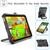 iPad mini 7 (2024) / mini 6 (2021) Silicone + PC Bracelet Holder Tablet Case - Black