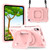 iPad mini 7 (2024) / mini 6 (2021) Silicone + PC Bracelet Holder Tablet Case - Rose Gold