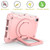 iPad mini 7 (2024) / mini 6 (2021) Silicone + PC Bracelet Holder Tablet Case - Rose Gold