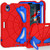 iPad mini 7 (2024) / mini 6 (2021) Silicone + PC Shockproof Protective Tablet Case - Red Blue iPad mini 7 (2024) / mini 6 (2021) Silicone + PC Shockproof Protective Tablet Case - Red Blue
