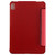 iPad mini 7 (2024) / mini 6 (2021) Silk Texture Horizontal Deformation Flip Tablet Leather Case with Holder - Red