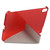 iPad mini 7 (2024) / mini 6 (2021) Silk Texture Horizontal Deformation Flip Tablet Leather Case with Holder - Red