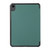 iPad mini 7 (2024) / mini 6 (2021) Skin Texture TPU Leather Tablet Case with 3-folding Holder - Green