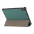 iPad mini 7 (2024) / mini 6 (2021) Skin Texture TPU Leather Tablet Case with 3-folding Holder - Green